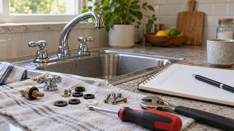 Parts and tools for small home repairs